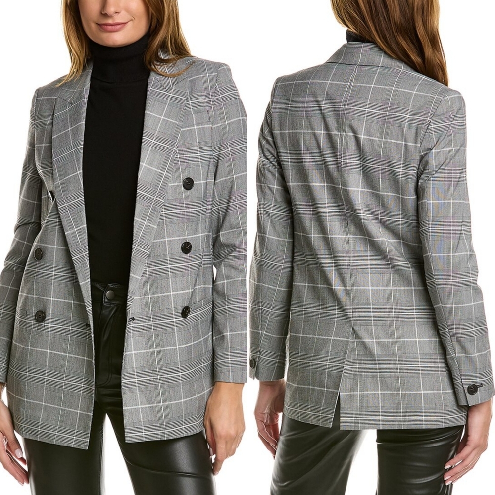 Allsaints Astrid Check Blazer 8.